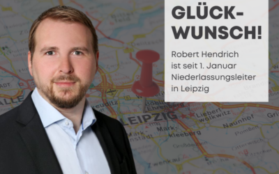 Robert Hendrich wird Niederlassungsleiter in Leipzig