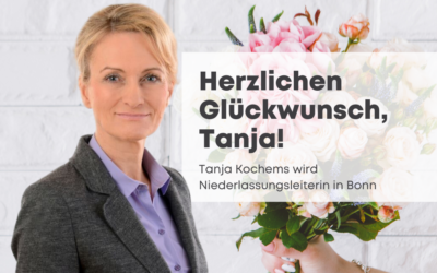 Tanja Kochems wird Niederlassungsleiterin in Bonn