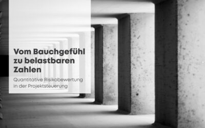 Vom Bauchgefühl zu belastbaren Zahlen: Quantitative Risikobewertung in der Projektsteuerung